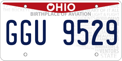 OH license plate GGU9529