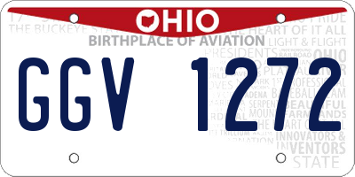 OH license plate GGV1272