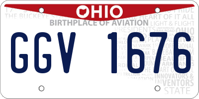 OH license plate GGV1676