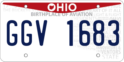 OH license plate GGV1683