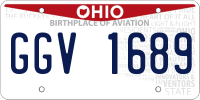 OH license plate GGV1689