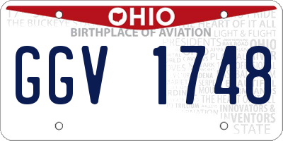 OH license plate GGV1748