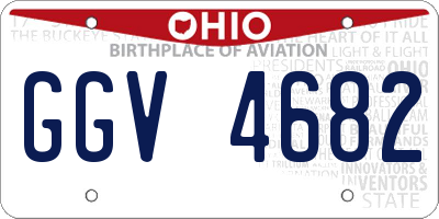 OH license plate GGV4682