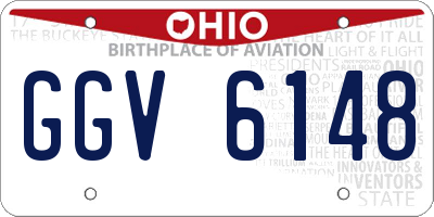 OH license plate GGV6148