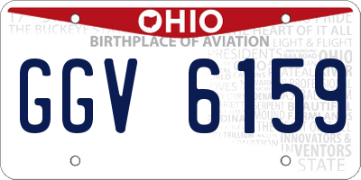 OH license plate GGV6159