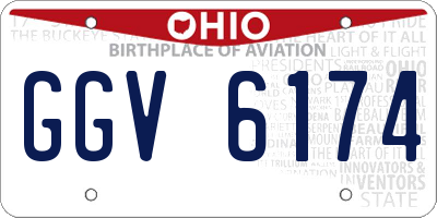 OH license plate GGV6174