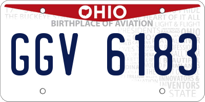 OH license plate GGV6183