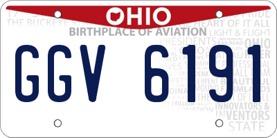 OH license plate GGV6191