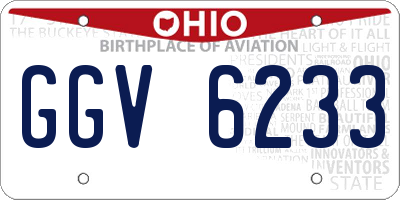 OH license plate GGV6233