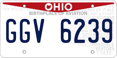 OH license plate GGV6239