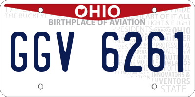 OH license plate GGV6261