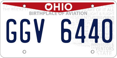 OH license plate GGV6440