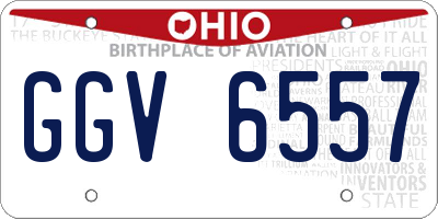 OH license plate GGV6557