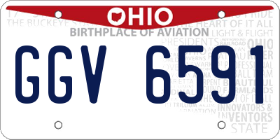 OH license plate GGV6591