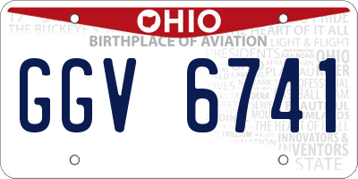 OH license plate GGV6741