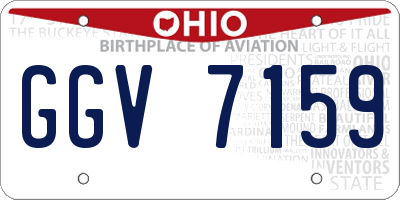 OH license plate GGV7159