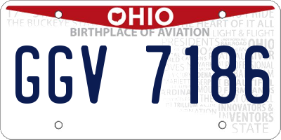 OH license plate GGV7186