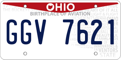 OH license plate GGV7621