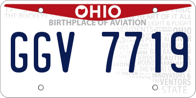 OH license plate GGV7719