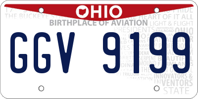 OH license plate GGV9199