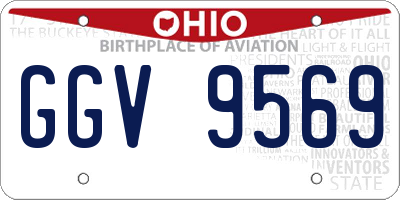 OH license plate GGV9569