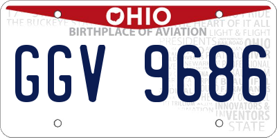 OH license plate GGV9686