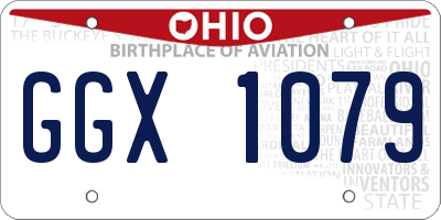 OH license plate GGX1079