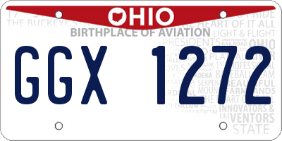 OH license plate GGX1272