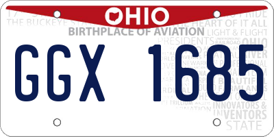 OH license plate GGX1685
