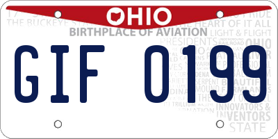 OH license plate GIF0199