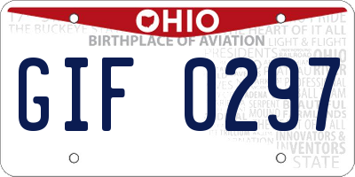 OH license plate GIF0297