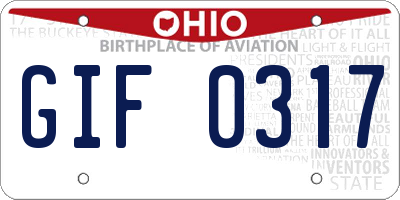OH license plate GIF0317
