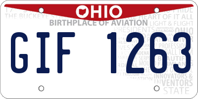OH license plate GIF1263