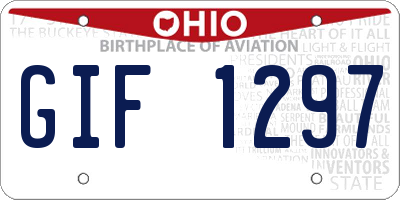 OH license plate GIF1297
