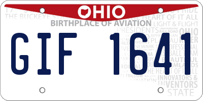 OH license plate GIF1641