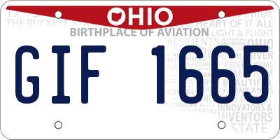 OH license plate GIF1665