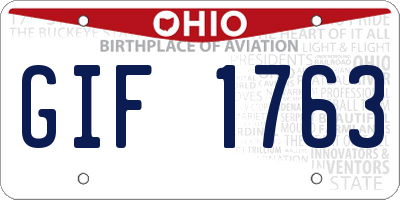 OH license plate GIF1763