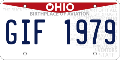 OH license plate GIF1979