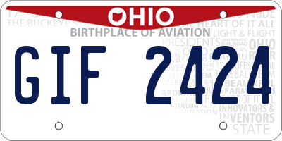 OH license plate GIF2424