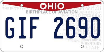 OH license plate GIF2690