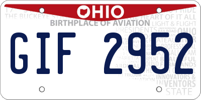 OH license plate GIF2952
