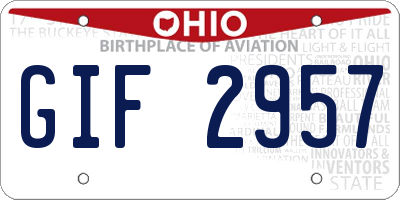 OH license plate GIF2957