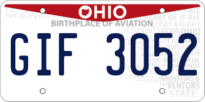 OH license plate GIF3052
