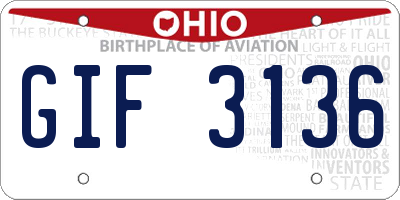 OH license plate GIF3136
