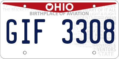OH license plate GIF3308