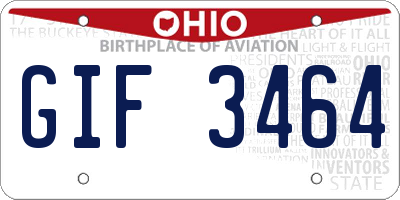OH license plate GIF3464