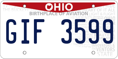 OH license plate GIF3599