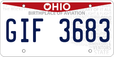 OH license plate GIF3683