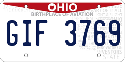 OH license plate GIF3769