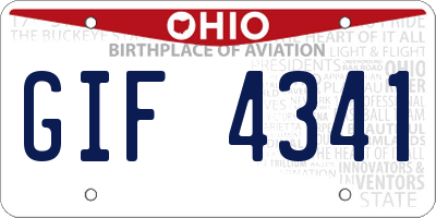 OH license plate GIF4341